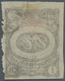 Iran: 1902, Meshed Provisioal Issue 1 Ch. Black, Pin Perforated, With Victor Castaigne Red Initials - Iran