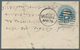 Iran - Besonderheiten: PERSIA: 1875. Indian Postal Stationery Envelope (shortened) Half Anna Blue Ca - Irán