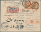 Japan: 1892. Registered Envelope (opening Faults/part Of Backflap Missing) Addressed To Switzerland - Andere & Zonder Classificatie