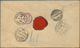 Japan: 1898. Registered Envelope Addressed To Chile Bearing 'Koban' SG 120, 10s Brown (pair) Tied By - Andere & Zonder Classificatie