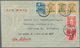 Japan: 1937. Air Mail Envelope Addressed To Holland Bearing Japan SG 298, 3s Rose, SG 305, 20s Blue, - Otros & Sin Clasificación