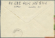 Korea-Nord: 1951, 5 W. On 6 W. Orange (diameter 11 Mm) With 20 W. And 70 W. Tied "6.10.55" Via "PHYO - Korea (Noord)