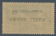 Libanon: 1924, Olympic Games Paris, 50c. On 10c. With INVERTED OVERPRINT, Unmounted Mint. Very Rare! - Lebanon