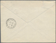 Libanon: 1930, Registered Envelope From Beirut Bearing 2pia. Dark Brown, Red And Black Overprint (on - Lebanon