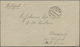 Macau: 1911, 2 Avos Temporary Label On Reverse Of Unsealed Envelope From "MACAU 14 AGO 11" To Staff - Andere & Zonder Classificatie