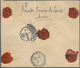 Macau: 1922, 40a. Reddish Purple/black, Single Franking On Insured Avis De Reception Letter (16 Gr./ - Autres & Non Classés