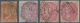 Malaiische Staaten - Straits Settlements: 1854-1864 Four Indian Stamps Used In PENANG, With Lithogra - Straits Settlements