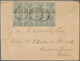 Malaiische Staaten - Straits Settlements: 1896, Cover From SINGAPORE To Germany With 1Cent In An Unu - Straits Settlements