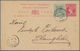 Malaiische Staaten - Straits Settlements: 1898, 2 Cent Stationery Card Uprated With 1 D Green From S - Straits Settlements