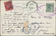 Malaiischer Staatenbund: 1912. Picture Post Card (rounded Corners, Rubbed) Of 'Nutmeg And Clove Plan - Federated Malay States