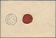 Malaiische Staaten - Johor: 1921 Registered Cover From MERSING To Singapore, Franked By 1910-20 1c, - Johore