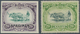 Malaiische Staaten - Kedah: 1921, Malay Ploughing 20 C. Deep Green And Purple, Imperforated Colour P - Kedah
