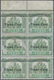 Malaiische Staaten - Perak: 1900 "THREE CENT." On $1 Green & Pale Green, Wmk Crown CC INVERTED, Top - Perak