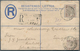 Malaiische Staaten - Perak: 1903 Fed. Malay States Postal Stationery Registered Envelope 5c. Used Fr - Perak