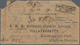 Malaiische Staaten - Perak: 1904, 4c. Grey/carmine, Horiz. Pair On Reverse Of Cover (faults) From "T - Perak