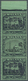 Malaiische Staaten - Selangor: 1942 Jap. Occ.: 50c. Black/emerald, Top Marginal Vertical Strip Of Th - Selangor