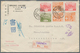 Delcampe - Mandschuko (Manchuko): 1931/34, Three Registered Covers Dairen-Germany Showing R-labels DAIREN, DAIR - 1932-45 Manchuria (Manchukuo)