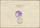 Mandschuko (Manchuko): 1936. Registered Envelope Written From The 'German Consulate In Mukden' With - 1932-45 Mantsjoerije (Mantsjoekwo)