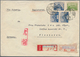 Mandschuko (Manchuko): 1936. Registered Envelope Written From The 'German Consulate In Mukden' With - 1932-45 Manchuria (Manchukuo)