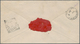 Niederländisch-Indien: 1897. Registered Netherlands Lndies Postal Stationery Envelope 25c Blue Upgra - India Holandeses