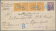 Niederländisch-Indien: 1901. Registered Netherlands Indies Postal Stationery Envelope 10 On 15c Viol - Niederländisch-Indien