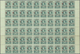 Thailand: 1921, Scouts, 3s. Green On Greenish, Block Of 60 Stamps With Selvedge At Right/at Left (fo - Thailand