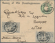 Thailand - Besonderheiten: 1909, Incoming Mail: Indian Half Anna Stationery Envelope With Preprinted - Thaïlande