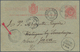 Timor: 1883. Portuguese India Postal Stationery Card '1 Tanga' Carmine Cancelled By Nova Goa Date St - East Timor