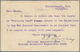 Thematik: Antarktis / Antarctic: 1911, New Zealand. German Reply Card Pasted Over With New Zealand M - Other & Unclassified