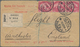 Ägypten: 1907. Registered 'Egyptian State Telegram' Envelope (tear At Top, Creased) Addressed To Eng - 1866-1914 Khedivaat Egypte