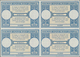 Algerien: 1950s (approx). International Reply Coupon 40 Francs (London Type) In An Unused Block Of 4 - Brieven En Documenten