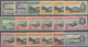 Ascension: 1938/1953, KGVI Definitives Complete Set With Additional Other Peforations Etc. (total 32 - Ascension