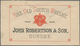 Neusüdwales: 1892 (8.6.), PTPO Stat. Envelope 1d. Violet With Full Advertisment On Reverse 'FINE OLD - Cartas & Documentos