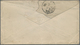 Tasmanien: 1878. Envelope Addressed To London Bearing Tasmania SG 151, 2d Green {strip Of Three) Tie - Brieven En Documenten