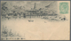 Tasmanien - Ganzsachen: 1898, Pictorial Stat. Envelope QV 2d. Green With Picture On Front 'LEVEN BRI - Cartas & Documentos