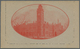 Australien - Ganzsachen: 1924, Lettercard KGV 1½d. Red (unsurfaced Grey Card) With Framed Oval View - Postwaardestukken