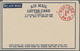 Australien - Ganzsachen: 1942, Airmail Lettercard With Printed 'POSTAGE / PAID / 1s' In Red Circle, - Postwaardestukken