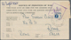 Delcampe - Australien - Ganzsachen: 1945, POW Airmail Lettersheet 1s Blue (3): Used July 21 From Mil. P.O. Myrt - Postwaardestukken