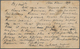 Basutoland: 1890, CGH Card 1/2d Canc. Unclear "156" Written In "SILAFE 8.1" With Cds "MAFETENG BASUT - 1933-1964 Kolonie Van De Kroon