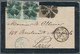 Brasilien: 1877. Mourning Envelope Addressed To France Bearing 'Dom Pedro' Yvert 41, 100r Green (pai - Otros & Sin Clasificación