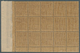 Brasilien: 1929, 500 Rs Ultramarine, Wm "I", Block Of 15 From The Lower Right Corner Of The Sheet, U - Sonstige & Ohne Zuordnung