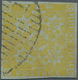 Neubraunschweig: 1851 6d. Yellow On Blue Paper, Used And Cancelled By Part Strike Of Oval H/s, With - Brieven En Documenten