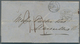 Neubraunschweig: 1857. Stampless Envelope To France Written From St John, New Brunswick Dated '12th - Brieven En Documenten