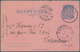 Chile - Ganzsachen: 1897, 3 Ctv.green Postal Stationery Reply Card Sent Back To Chile, Fine Strike " - Chile