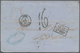 Curacao: 1859. Stamp-less Envelope Written From Puerto Cabello (Venezuela) Addressed To France With - Curaçao, Nederlandse Antillen, Aruba