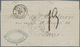 Curacao: 1874. Stamp-less Envelope Written From Maracaibo Dated '14th June .1874' Addressed To Franc - Curazao, Antillas Holandesas, Aruba
