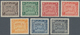 Cyrenaica - Portomarken: 1950, Postage Dues Complete Set Of Seven, Mint Lightly Hinged And Scarce, S - Cirenaica