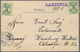 Dänisch-Westindien: 1902, Ppc Franked 1 Cent Definitive (2) With Manuscript Cancellation Via Shipmai - Deens West-Indië