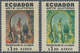 Ecuador: 1971, Virgen $1.30 Without Printing Of The Red Colour, Sc. C473 Var. ÷ 1971, Religiöse Kuns - Ecuador