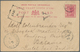 Goldküste: 1893. Gold Coast Postal Stationery Card 'one Penny' Red Cancelled By Elmina Date Stamp 'A - Goudkust (...-1957)